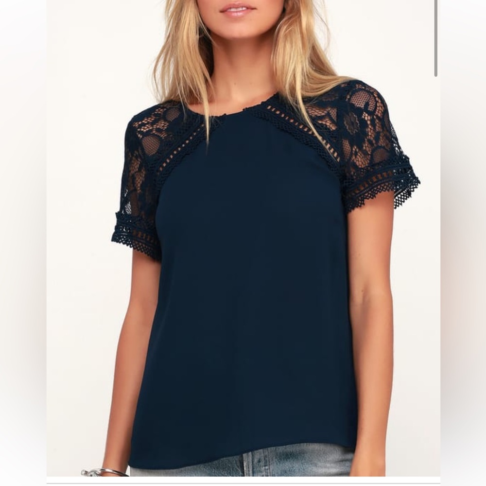 Lulu's lace top. Size S.